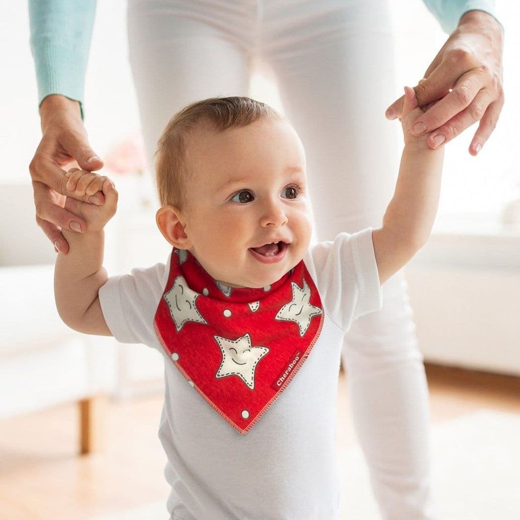 Baby Bandana Drool Bibs 4 Pack Cheraboo Dribble Soft & Reversible Bib